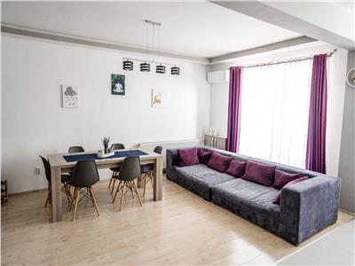 Apartament 3 camere etaj 1 76 mp utili mobilat si utilat zona Dracula Selimbar